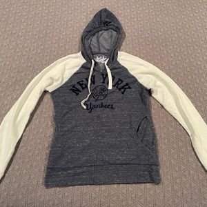 Gently Pre-Loved light weight NY Yankees Zip Hoodie